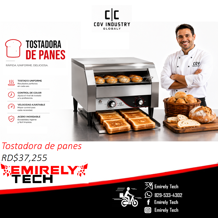 Tostadora de pan tostadora calentadora de panes Foto 7311705-1.jpg