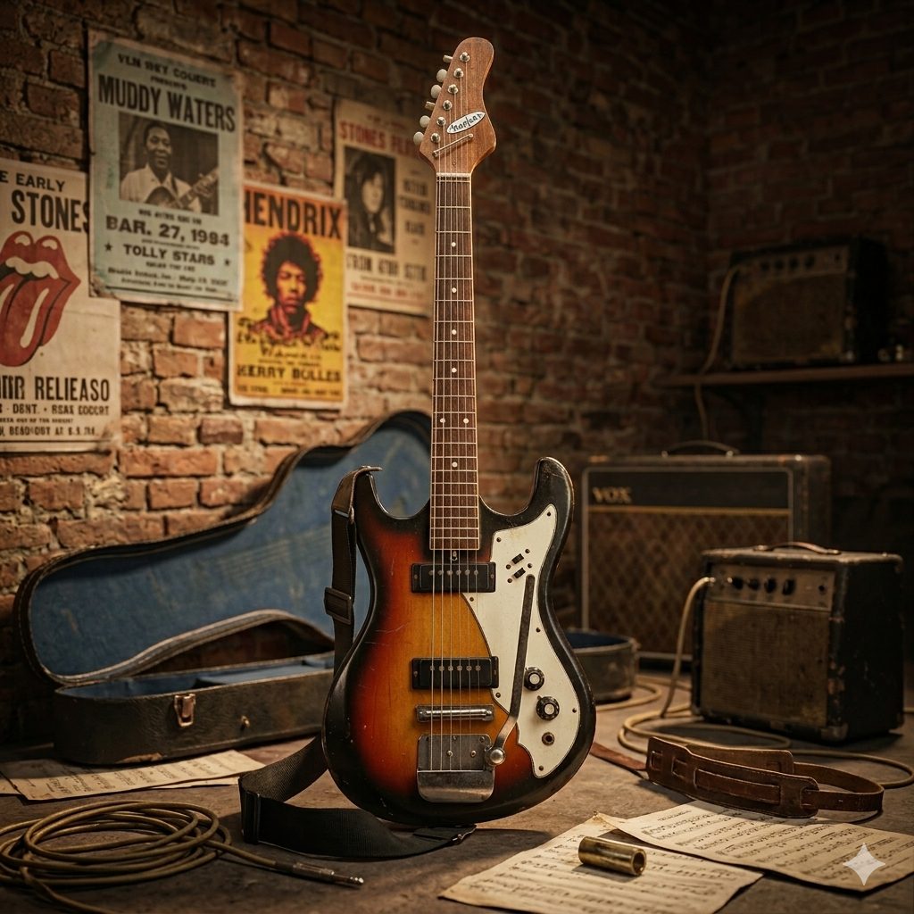 Guitarra Eléctrica Vintage Japonesa 60s – Clean Brutal Foto 7311908-3.jpg