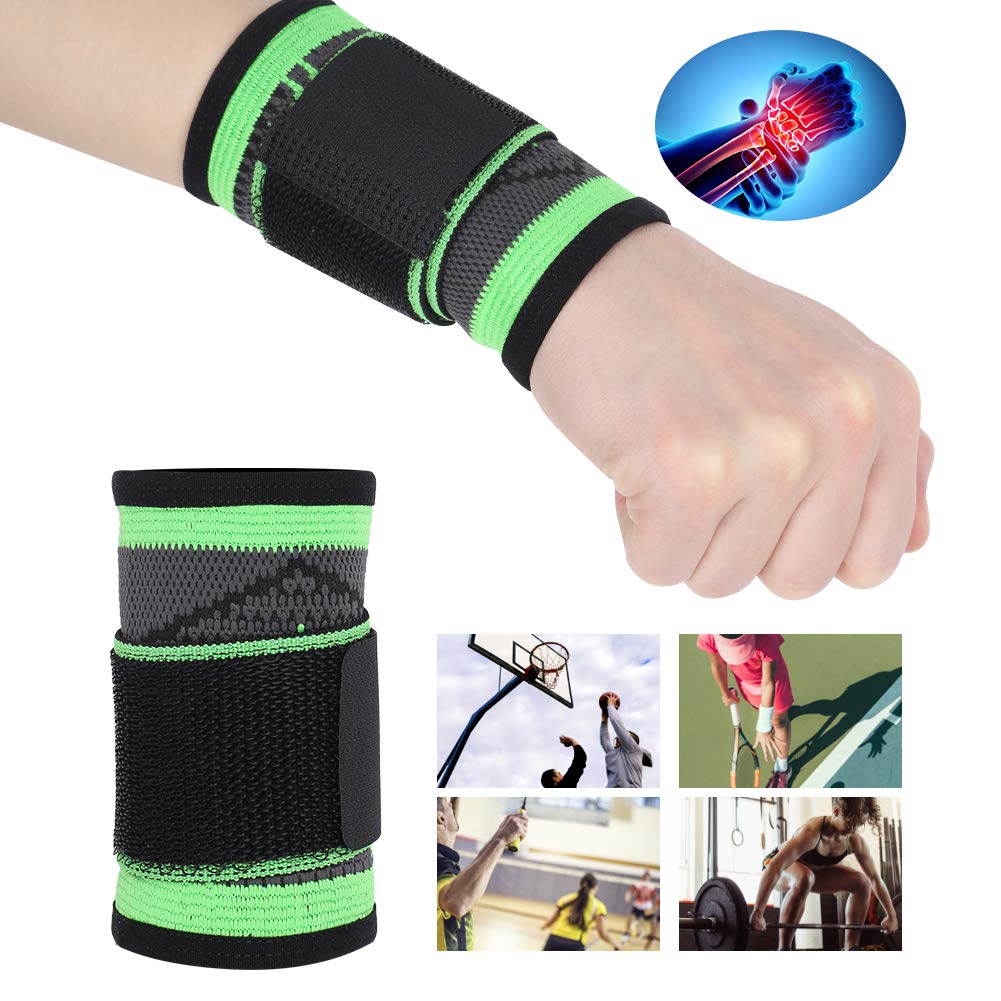 Banda / Muñequera Deportiva Ajustable – Soporte y Protección para Entr Foto 7312180-6.jpg
