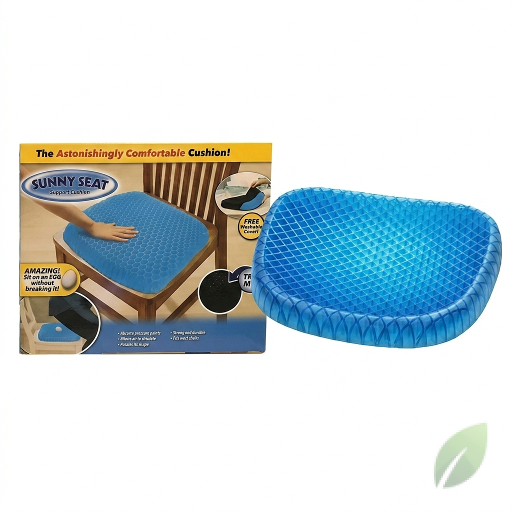 Cojín Azul en Gel Ortopédico para Asiento Foto 7312188-4.jpg