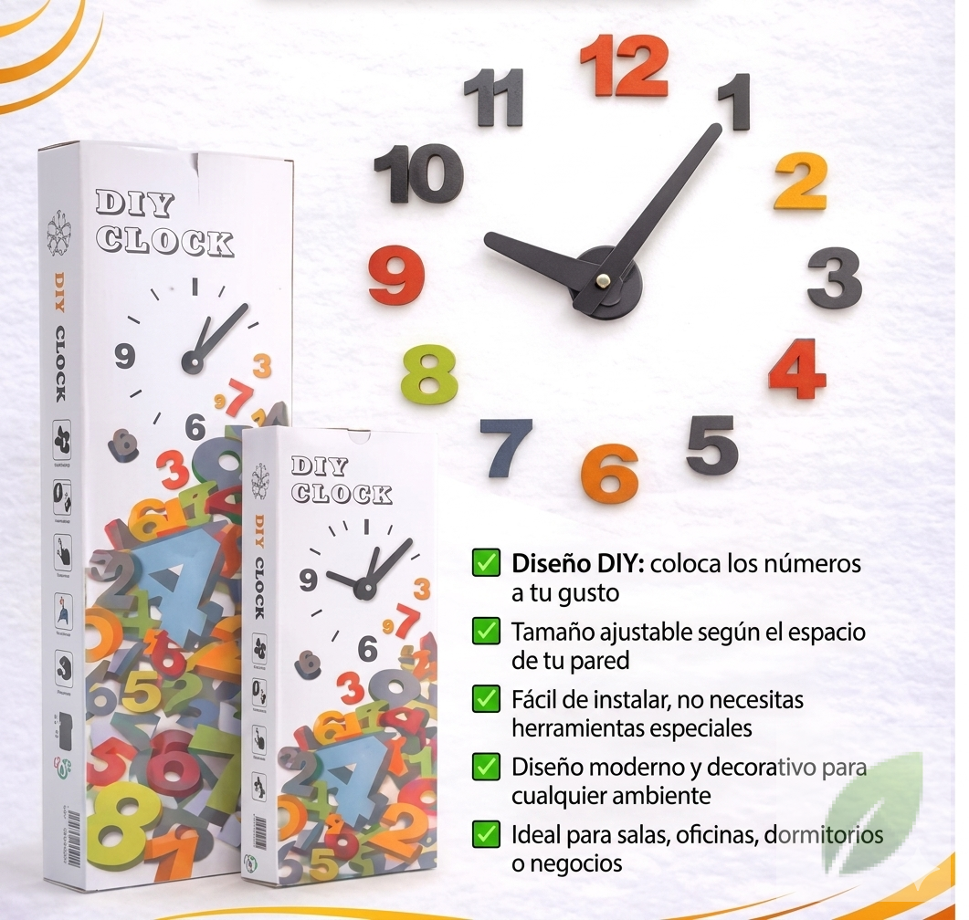 Reloj de Pared 3D Decorativo Moderno Foto 7312195-2.jpg