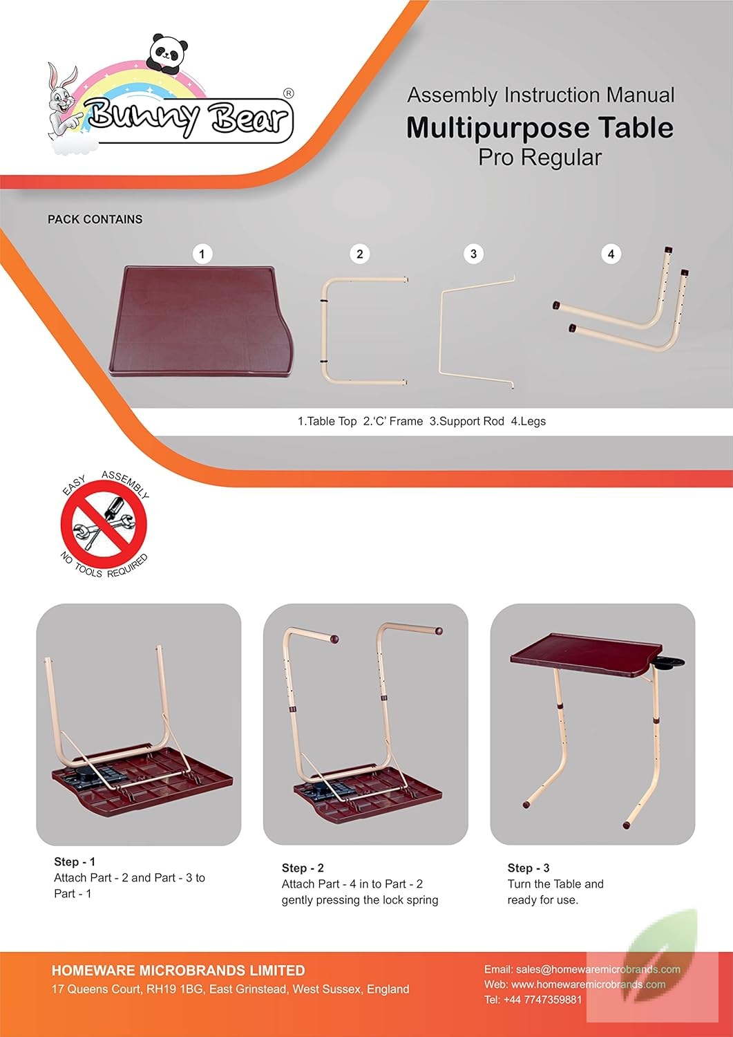 Mesa Multiuso Plegable Compacta Foto 7312259-4.jpg