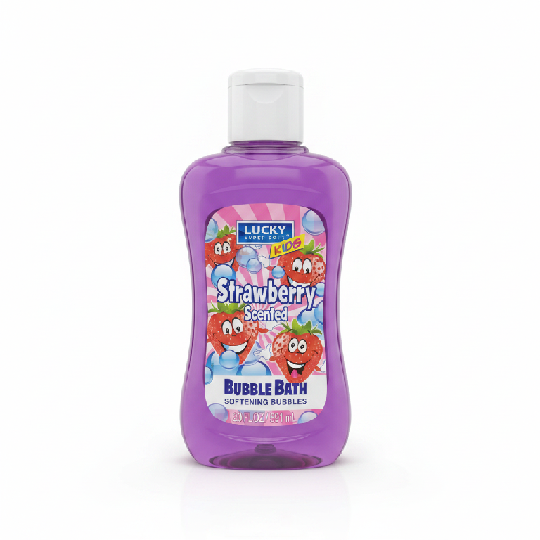Baño de Burbujas Lucky Kids Fresa 20 FL OZ Ro Ros Rosado Foto 7312324-1.jpg