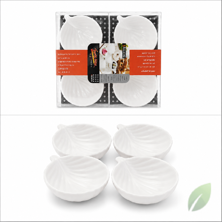 Set de Platos Ovalados de Porcelana Blanca 4 Piezas Foto 7312358-1.jpg