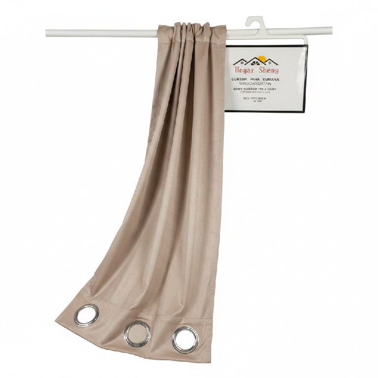 Cortina para Ventana Hogar Sheng 137 x 228CM Cr Cre Cren Crena Crema Foto 7312390-2.jpg