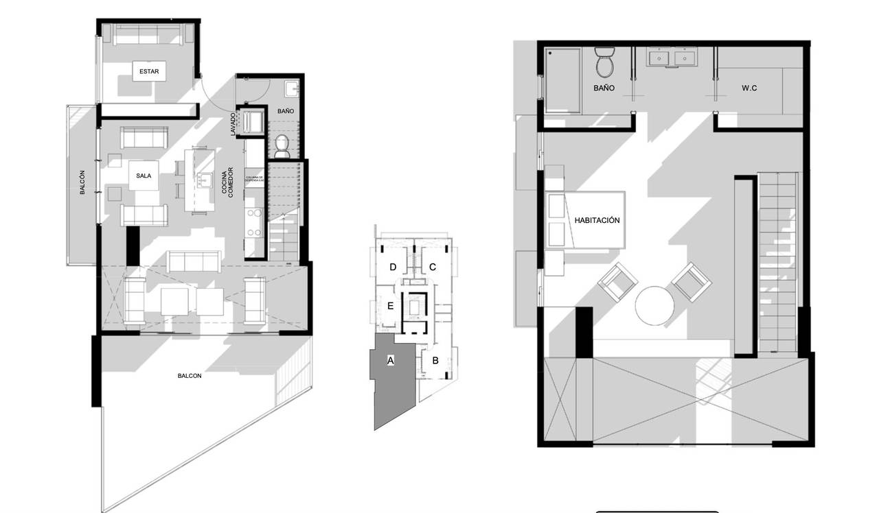 Apartamento en venta de 2 niveles y 2 habitaciones en El Vergel Foto 7312821-2.jpg