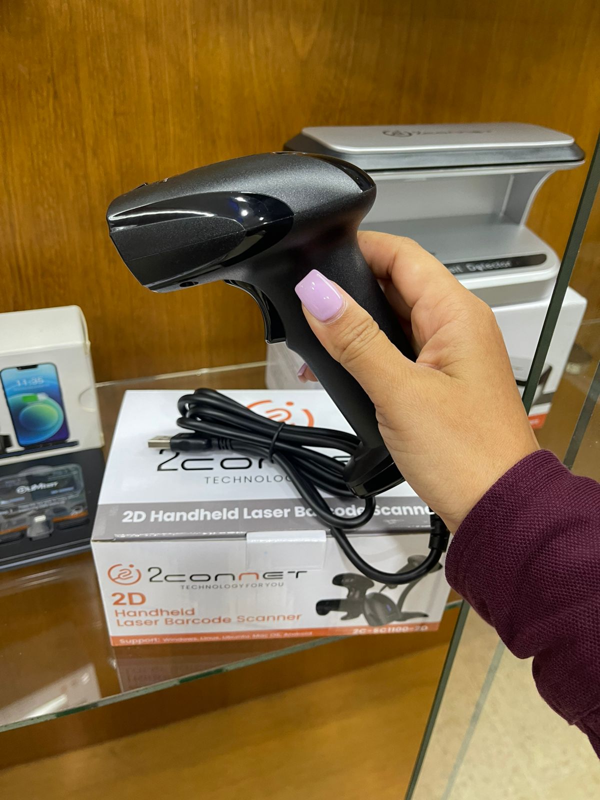Lector de Código de Barras Wireless  USB Súper Rápido! Excelente para  Foto 7313014-2.jpg