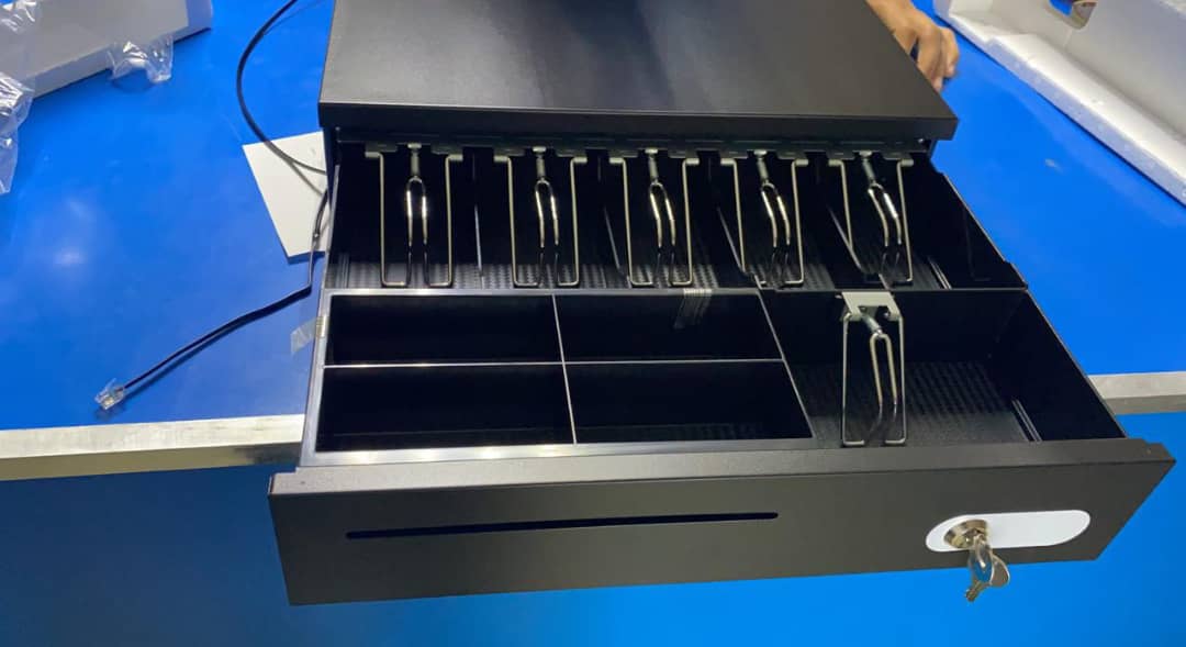 Caja de Dinero Metálica para Negocios y POS Organiza Billetes y Moneda Foto 7313018-4.jpg