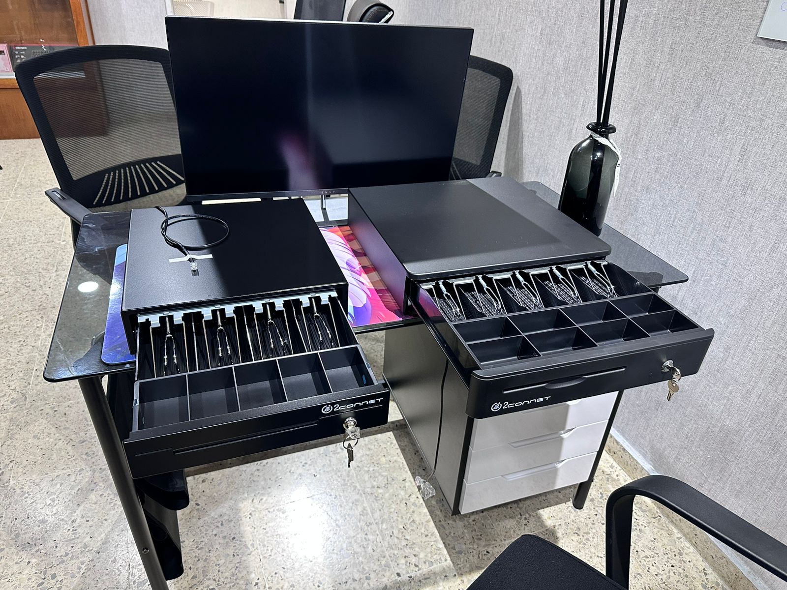 Caja de Dinero Metálica para Negocios y POS Organiza Billetes y Moneda Foto 7313018-5.jpg