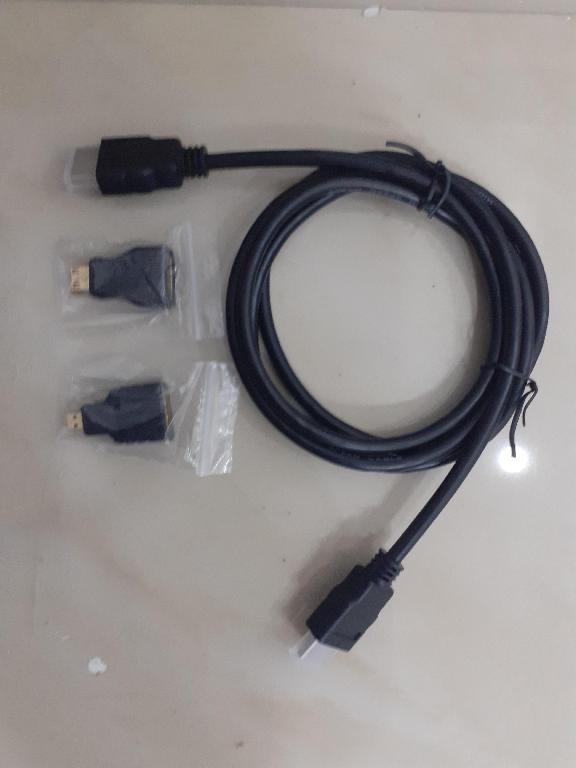 CABLE HDMI 1.5M 3 EN 1 CON ADAPTADORES‎ Foto 7313228-4.jpg