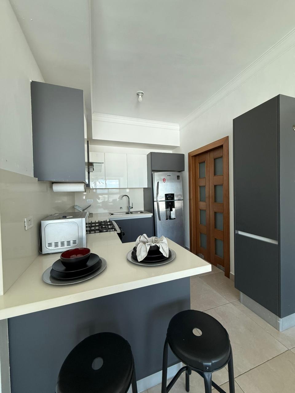 Alquiler en apartamento amueblado de 1 habitación en el Ensanche Naco  Foto 7313338-3.jpg