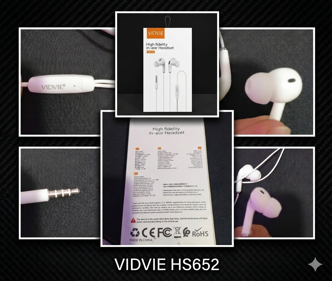 Auriculares Vidvie en 100 pesos cada uno usados como nuevo - Leer desc Foto 7313410-2.jpg