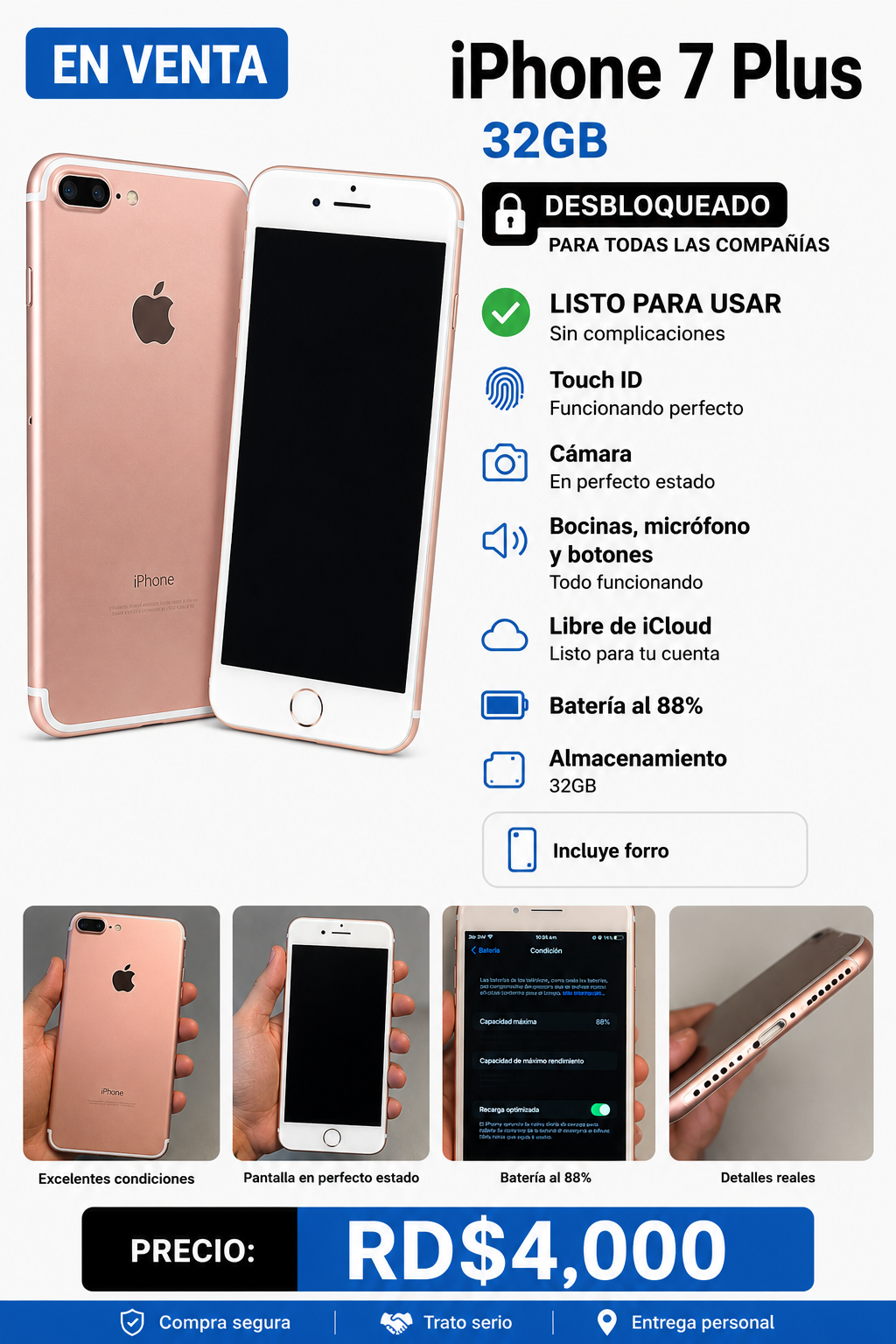iPhone 7 Plus 32GB Desbloqueado Foto 7314108-4.jpg