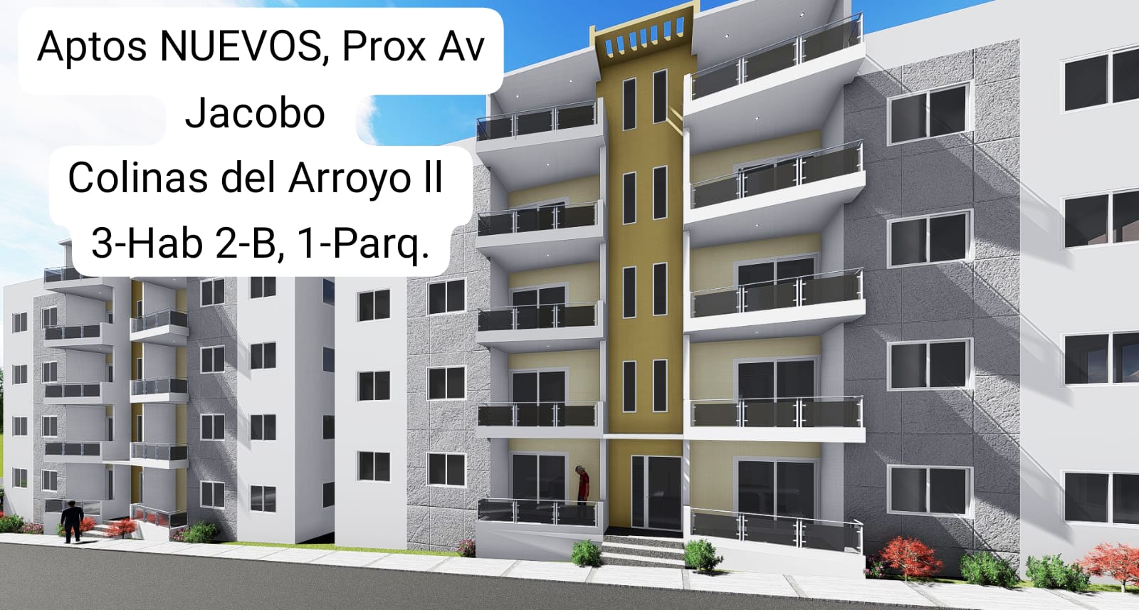 Aptos NUEVOS en VENTA Prox Av Jacobo 3-Hab 2-B 1-Parq Colinas del Arro Foto 7314443-1.jpg