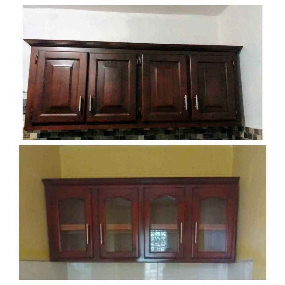 Gabinetes de cocina de tres y cuatro en madera  Foto 7315184-1.jpg