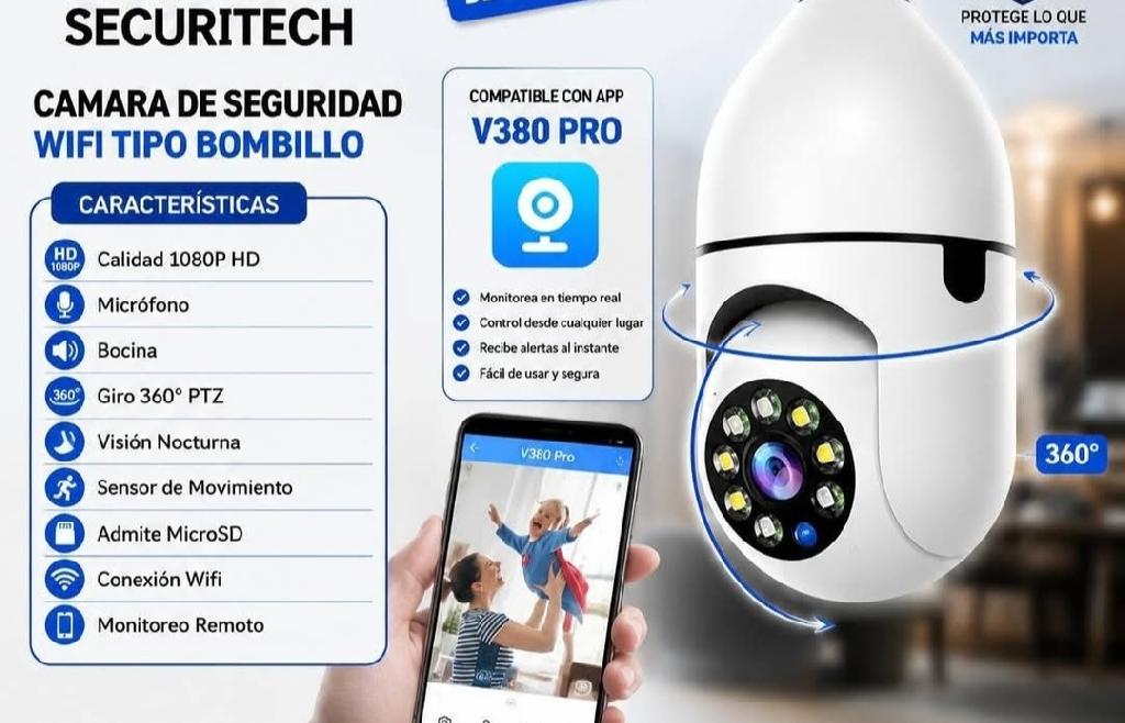 Camara Wifi Tipo Bombillo Foto 7315230-1.jpg