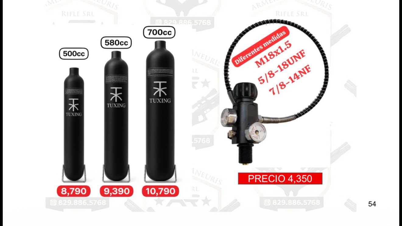 Rifle Botellas y Tanques PCP de Fibra de Carbono  Alta Presión 4500 PS Foto 7315247-2.jpg