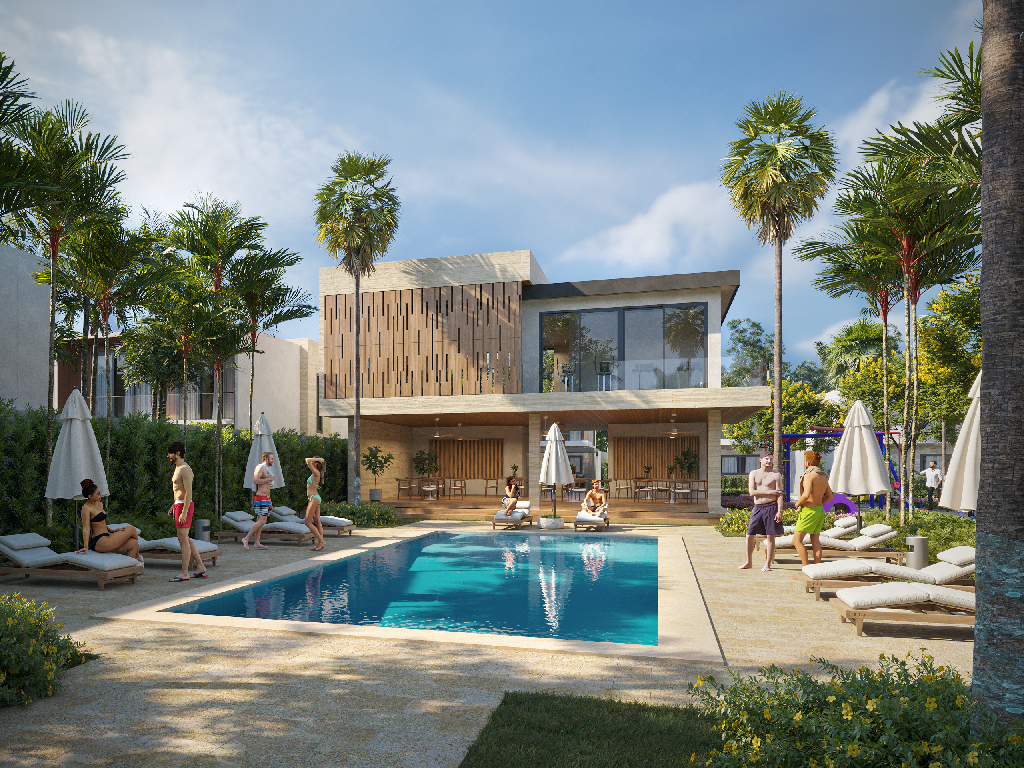 Ecos Palms Villas  Villas en Boca Chica de 4 Habitaciones Cerca del Ma Foto 7315304-1.jpg