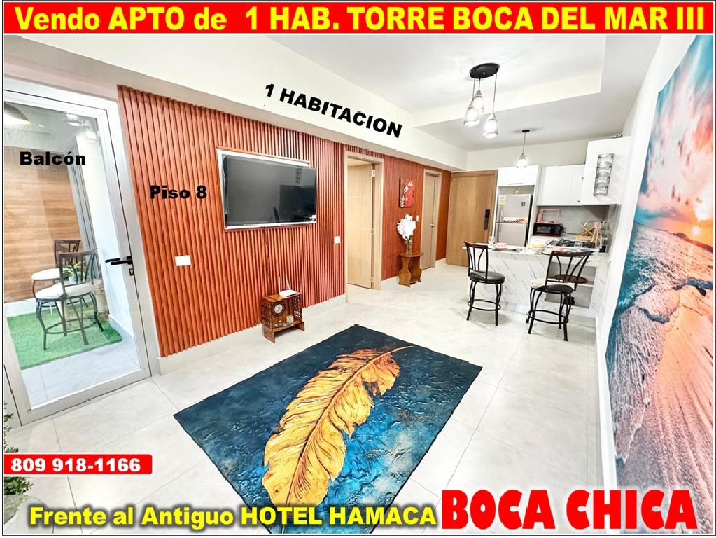 APTO REBAJADO EN BOCA CHICA. 1 HAB. 61 Mts.2 PISO 8 TORRE BOCA DEL MAR Foto 7315514-1.jpg
