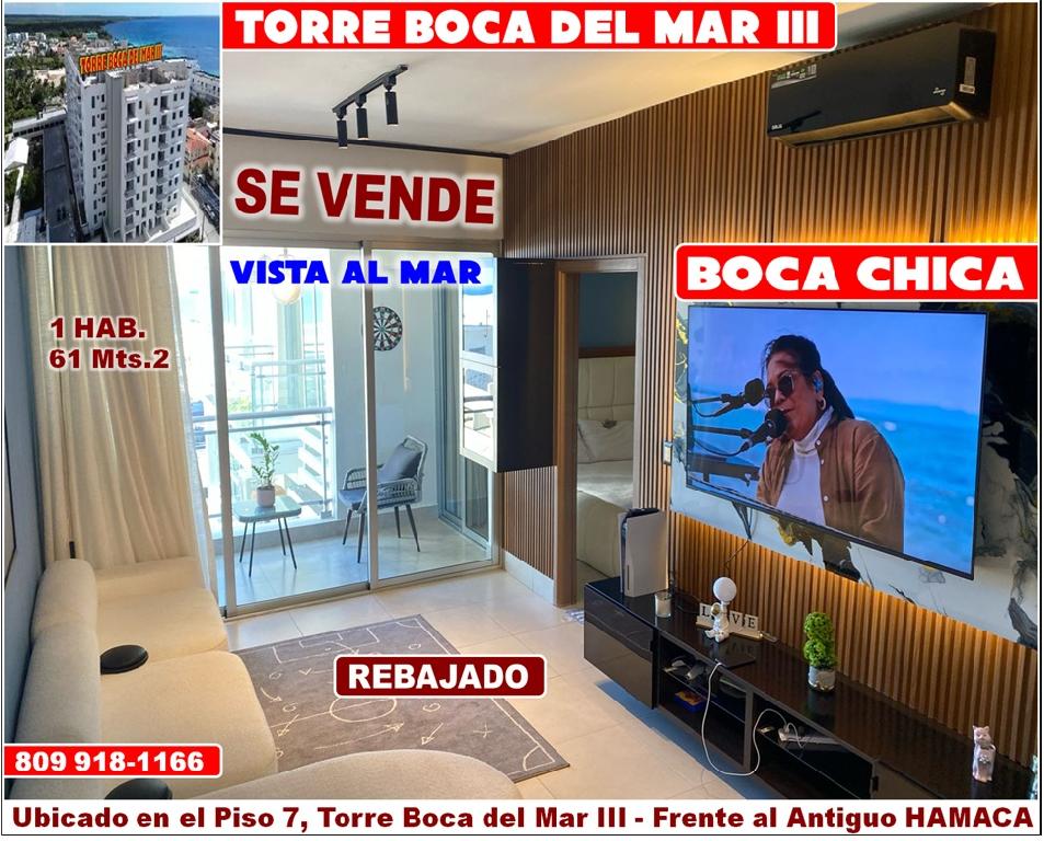 VENDO APTO CON VISTA AL MAR EN BOCA CHICA TORRE BOCA DEL MAR III 1 HAB Foto 7315515-1.jpg