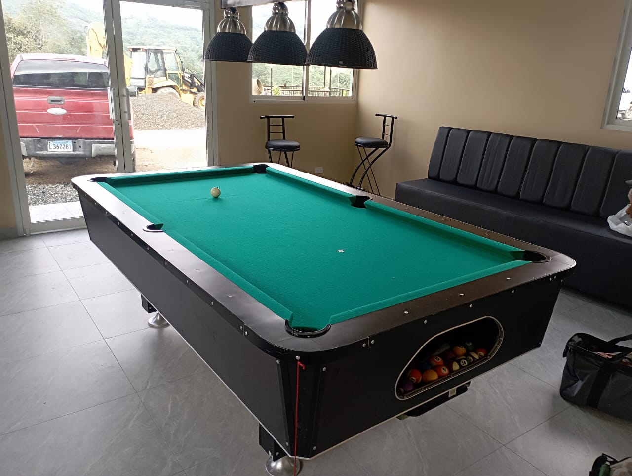 Mesa de Billar Premium Color Aqua  Lámpara Billaran Foto 7315624-3.jpg