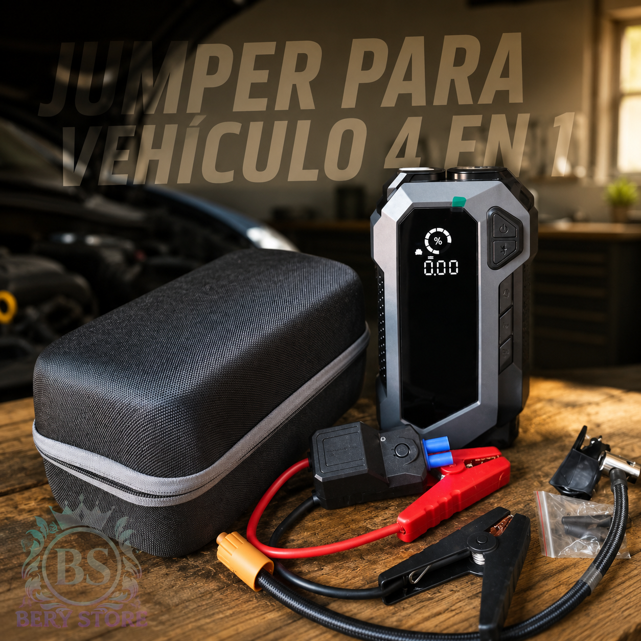 Jumper para vehículo 4 en 1 con compresor de aire linterna y power ban Foto 7315757-9.jpg