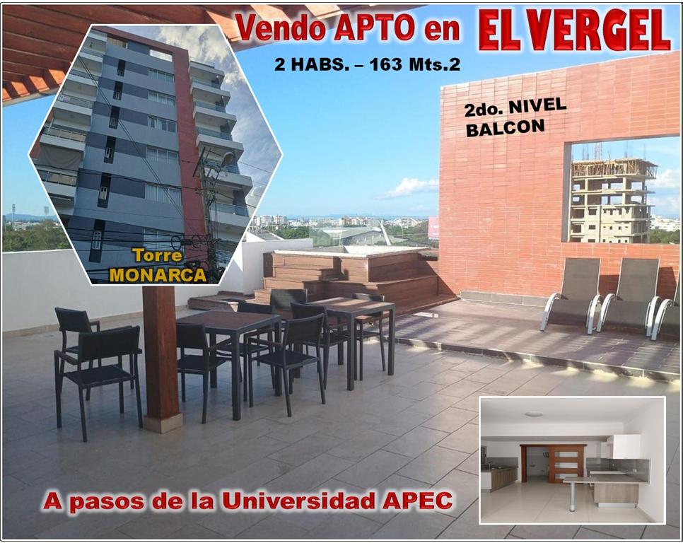Vendo Apto 2 Habs. en TORRE MONARCA Ens. EL VERGEL 163 Mts.2 2do PISO Foto 7316178-1.jpg