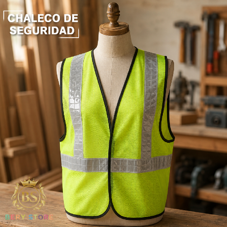 Chaleco Reflectivo de seguridad de malla  Foto 7316190-1.jpg