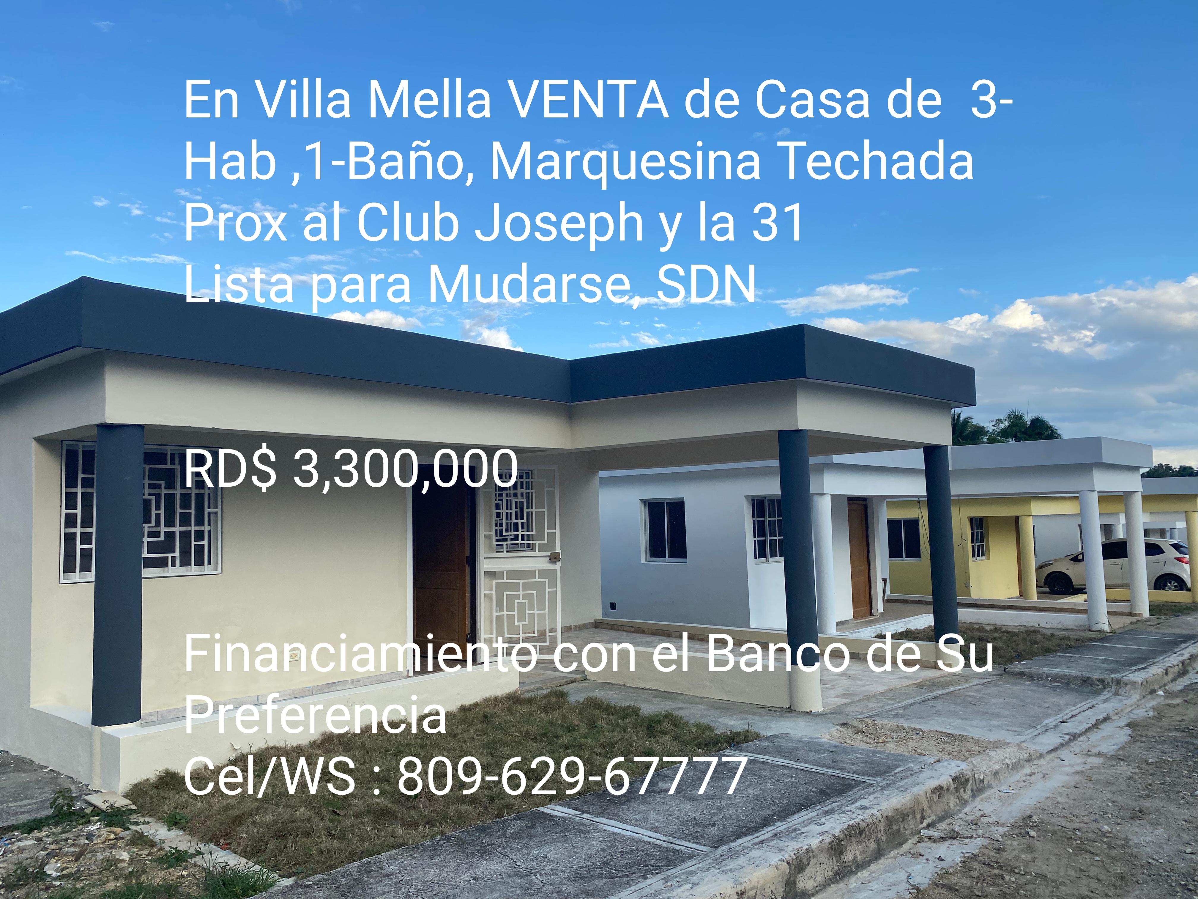Casa en VENTA en Villa Mella 3-Hab 1-B Marq Techada Res Yajaira Prox C Foto 7316244-10.jpg
