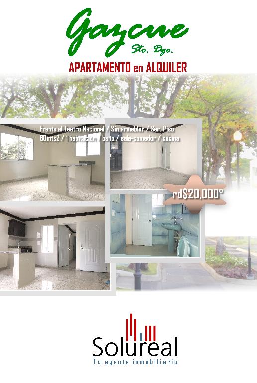 Apartamento estudio acogedor en Gazcue Foto 7316310-1.jpg