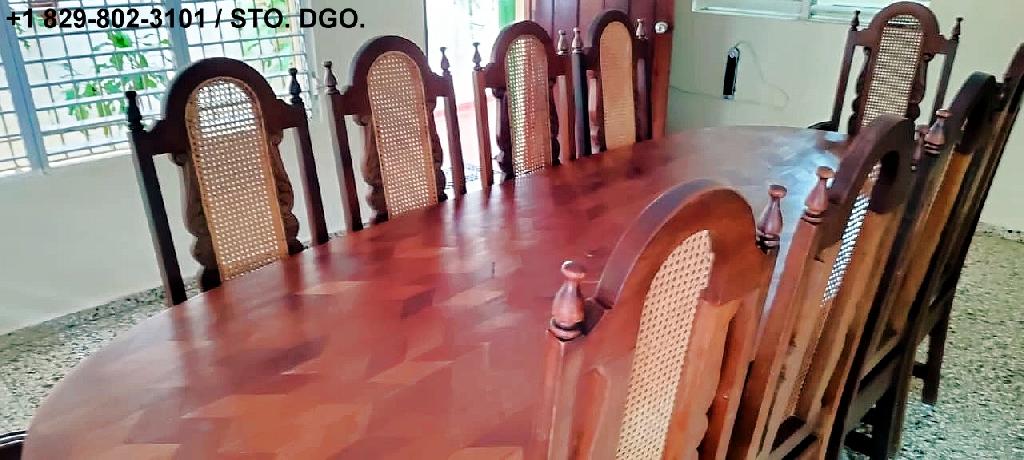Vendo maravilloso juego de comedor artesanal  Foto 7316492-1.jpg