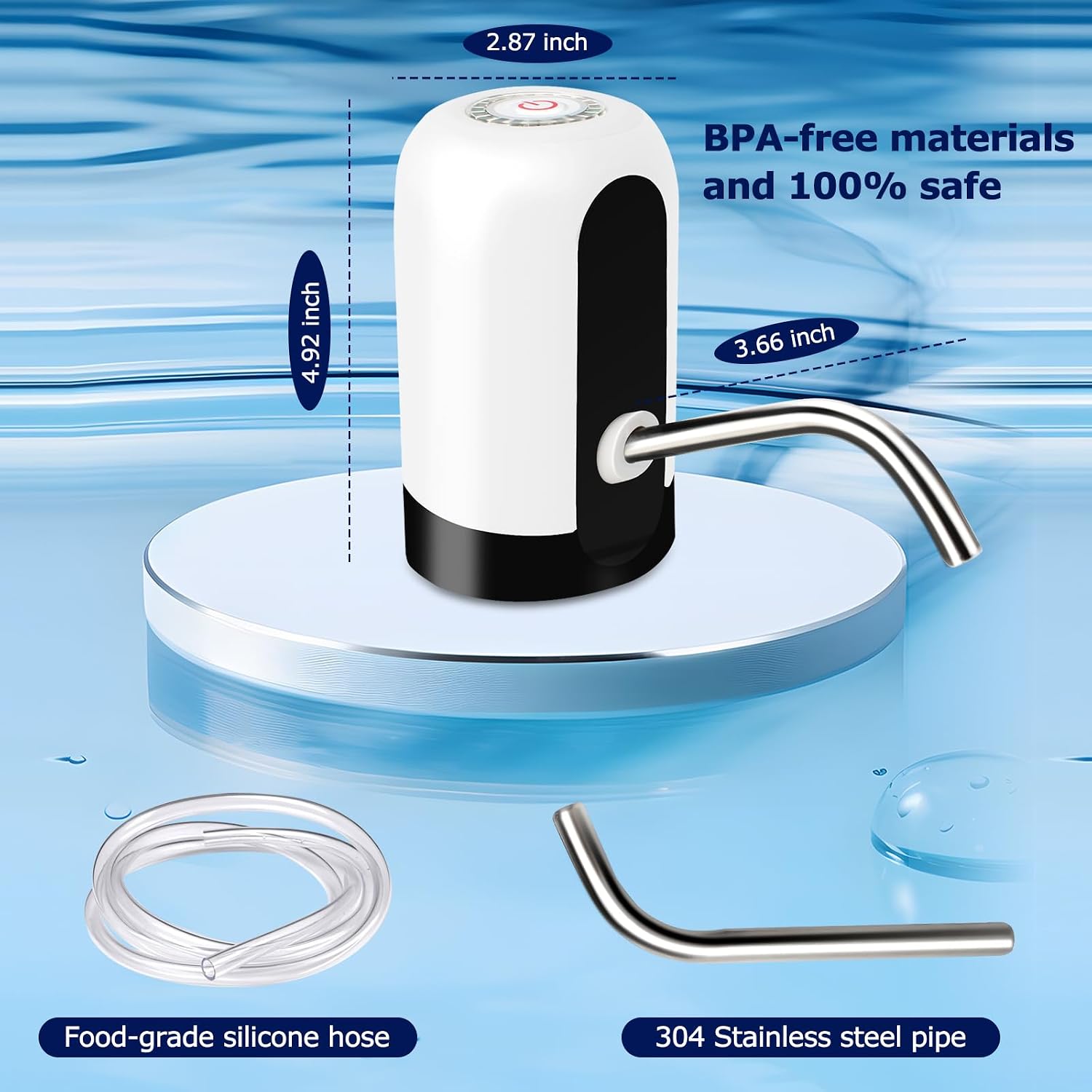 Dispensador De Agua Eléctrico ZX-115 – Agua Al Instante Con Solo Un To Foto 7316819-2.jpg