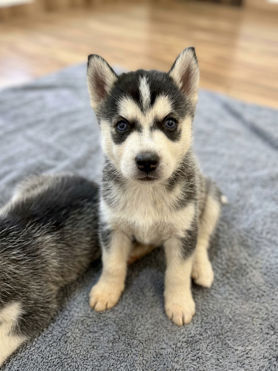 Husky Siberiano de padres wooly Foto 7316834-11.jpg