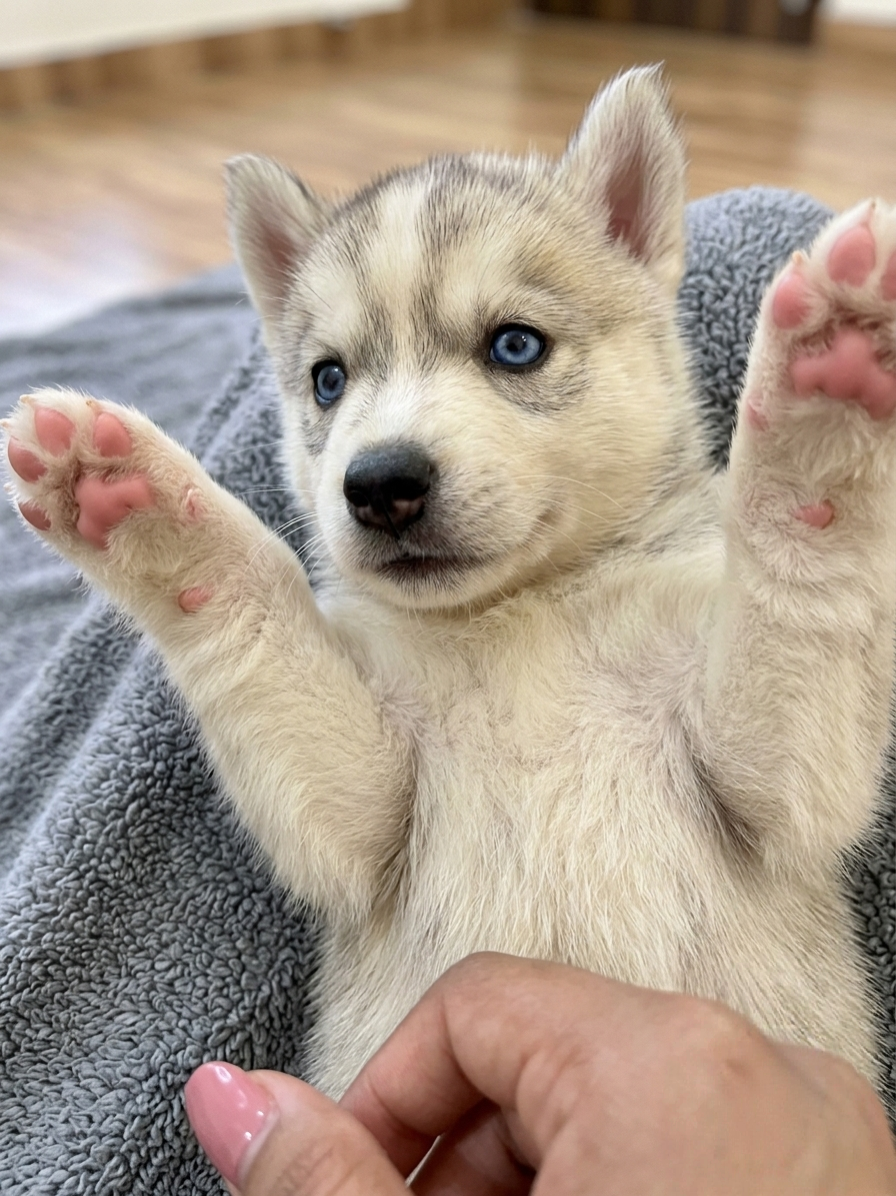Husky Siberiano de padres wooly Foto 7316834-14.jpg