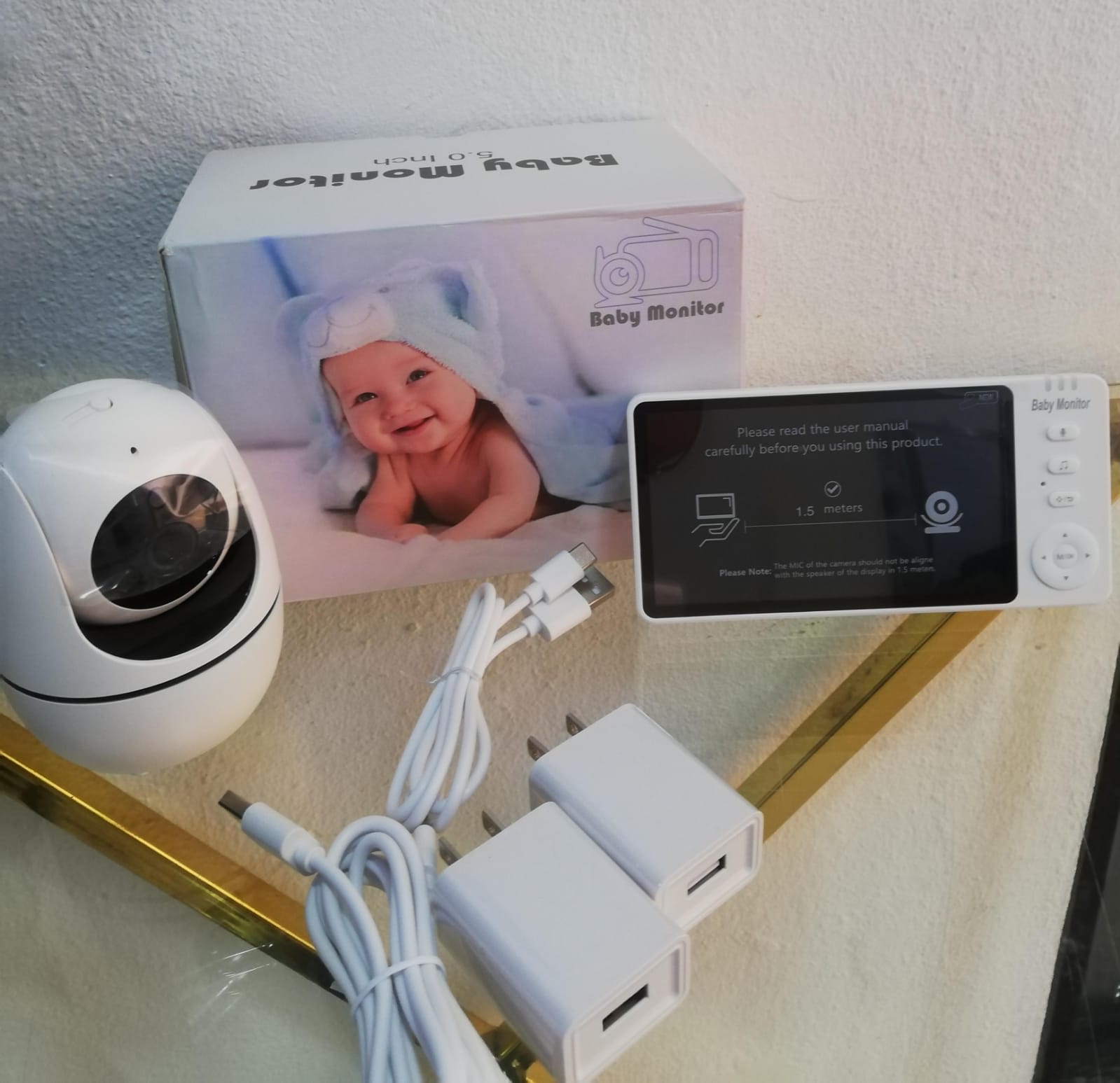 Monitor para Bebé con Cámara AP-231 con Audio Bidireccional y Pantalla Foto 7317650-4.jpg