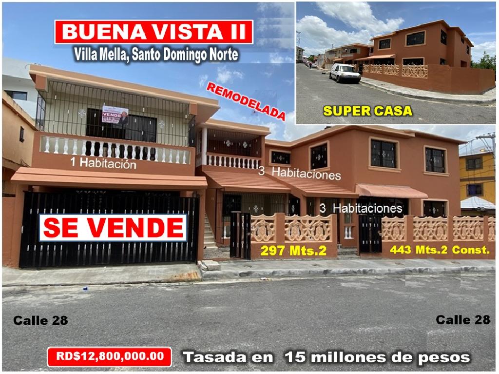 Vendo Casa REMODELADA TOTAL en Buena vista II 7 HABS. 443 Mts.2 REBAJA Foto 7318218-1.jpg