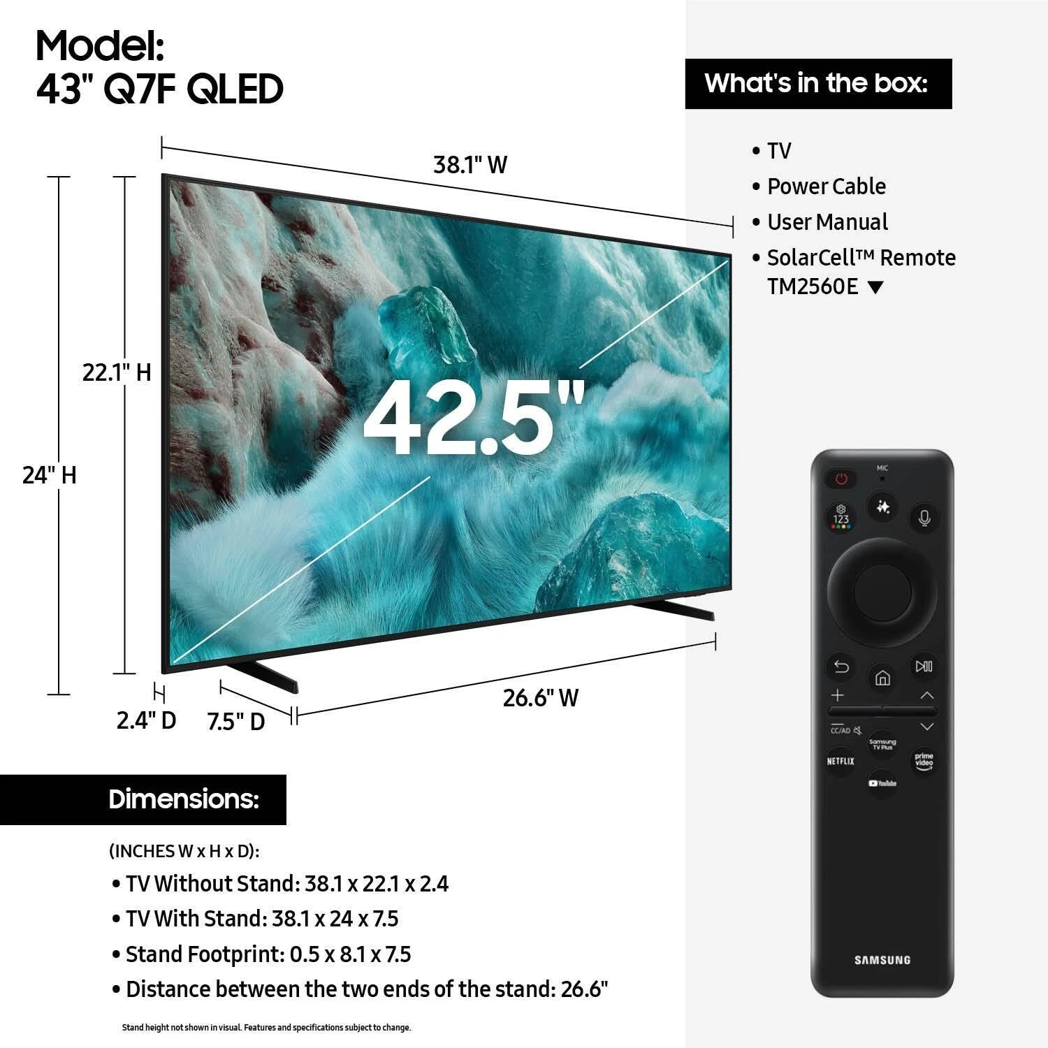 TV SAMSUNG - 43CLASS Q7F SERIES QLED 4K UHD SAMSUNGVISION AI SMART TIZ Foto 7318644-9.jpg