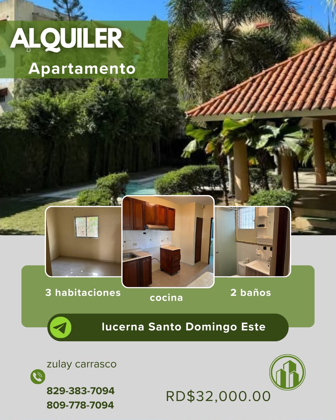 SE RENTA APARTAMENTO EN LUCERNA SANTO DOMINGO ESTE  Foto 7318995-1.jpg