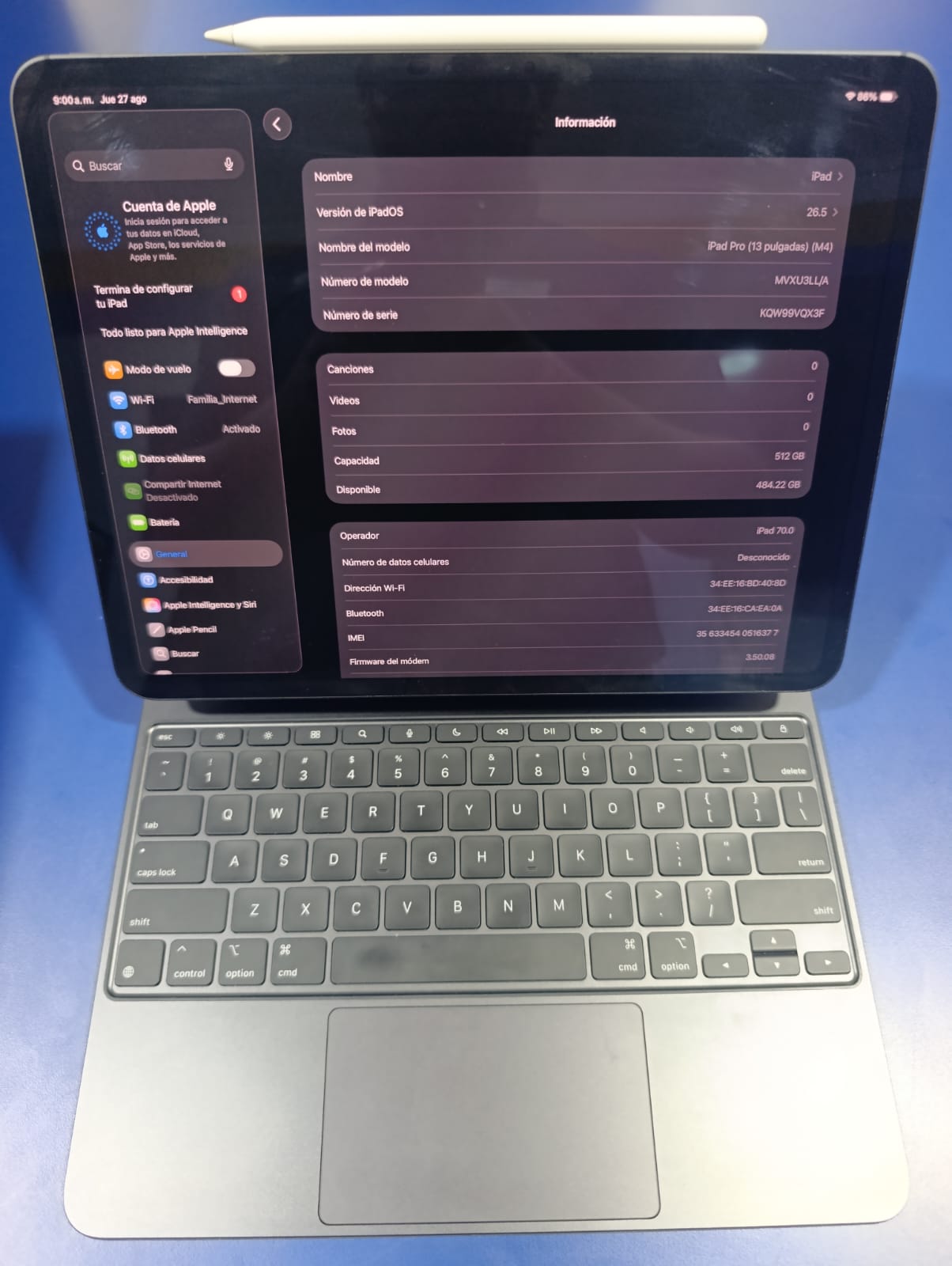 iPad Pro 13 M4 512GB Cellular  Magic Keyboard  Apple Pencil Como Nuevo Foto 7319104-2.jpg