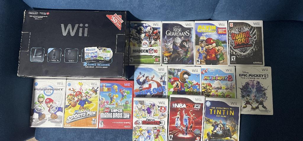 Nintendo Wii Negra Modelo RVL-001 Foto 7319749-1.jpg