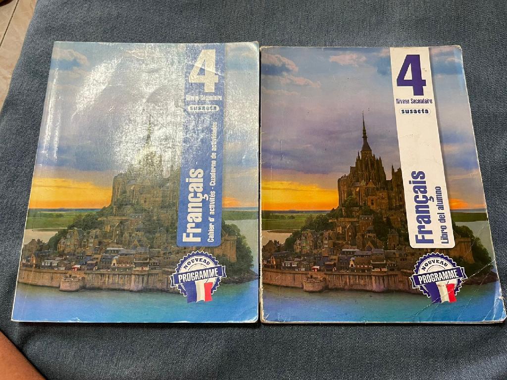 Libro de Francés con su cuaderno de trabajo 4to de secundaria  Foto 7319945-1.jpg