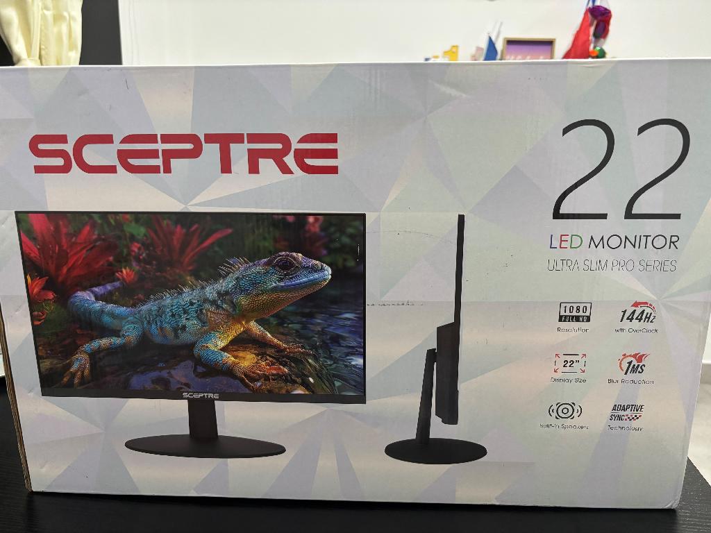 Monitor Sceptre 22”  144Hz  Full HD  Excelente estado Bocina integrada Foto 7320805-1.jpg