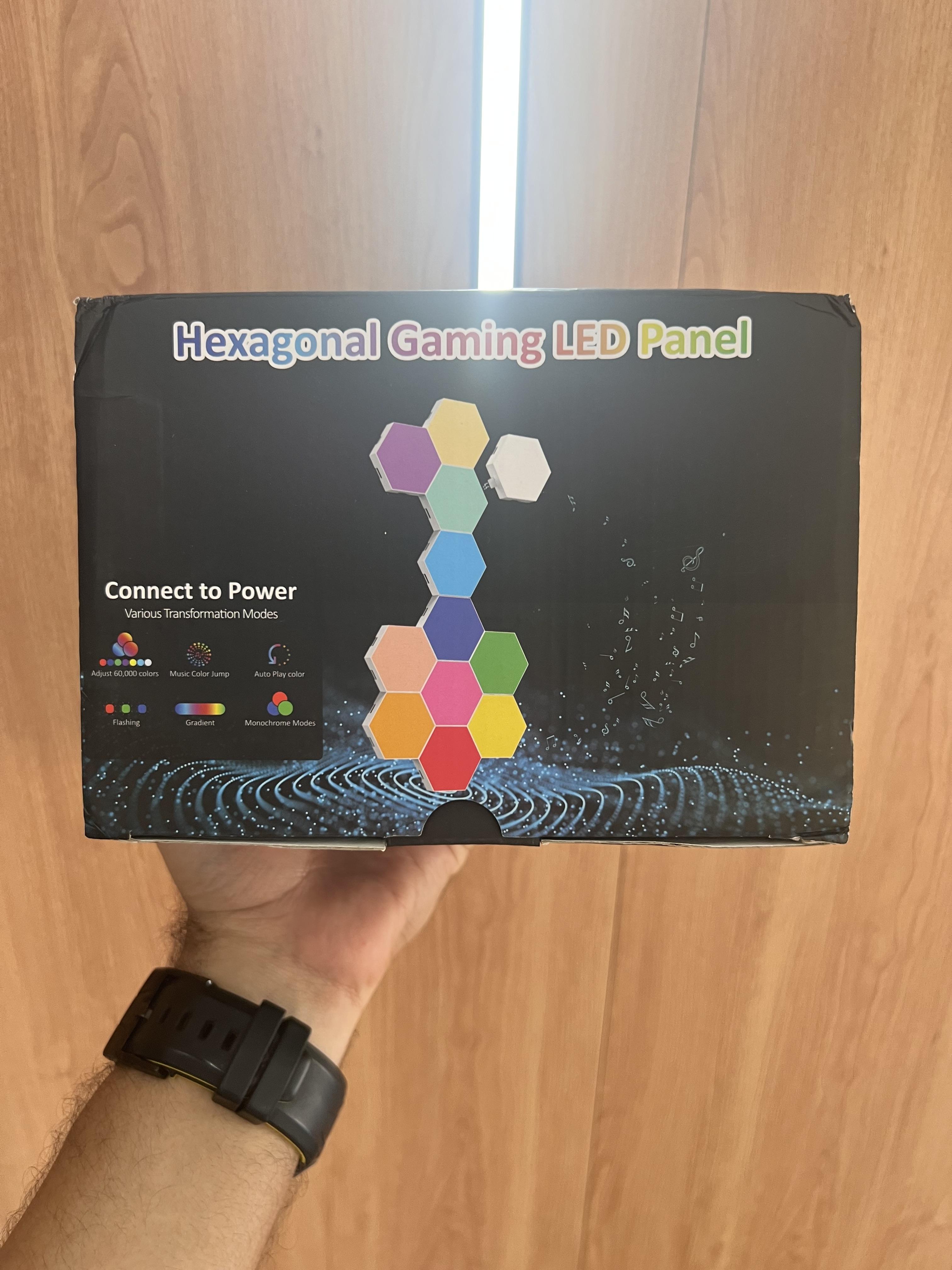 Luces led hexagonal gamer Foto 7320815-6.jpg