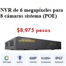 Grabador Nvr full HD de 6 megapíxeles para 8 cámaras ip  Foto 7320985-1.jpg