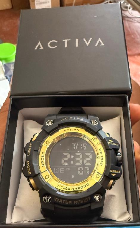 Reloj Digital Activa x Invicta Caja y correa de poliuretano cronometro Foto 7321183-2.jpg