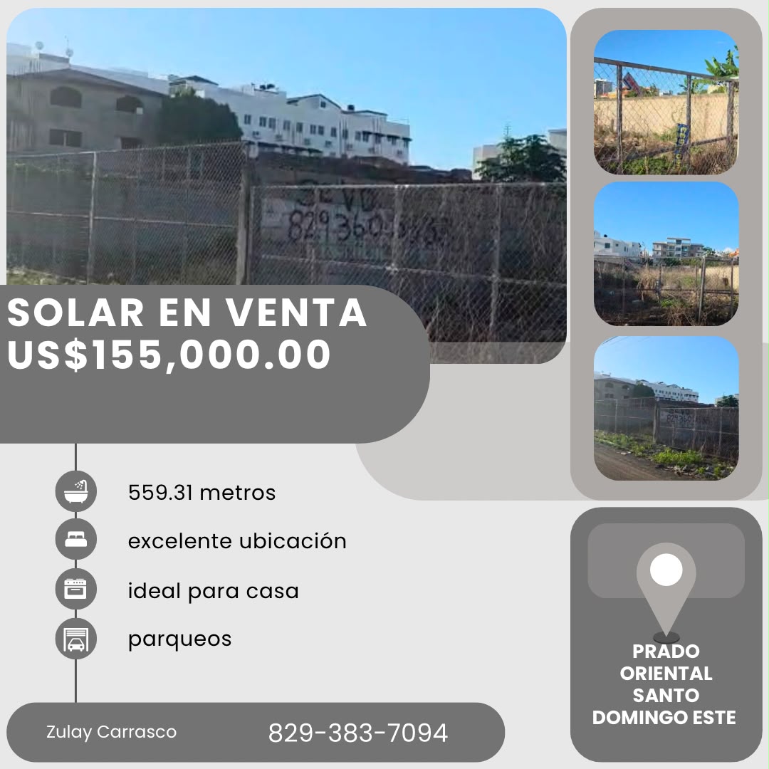 SOLAR EN VENTA – PRADO ORIENTAL SANTO DOMINGO ESTE  Foto 7321572-1.jpg