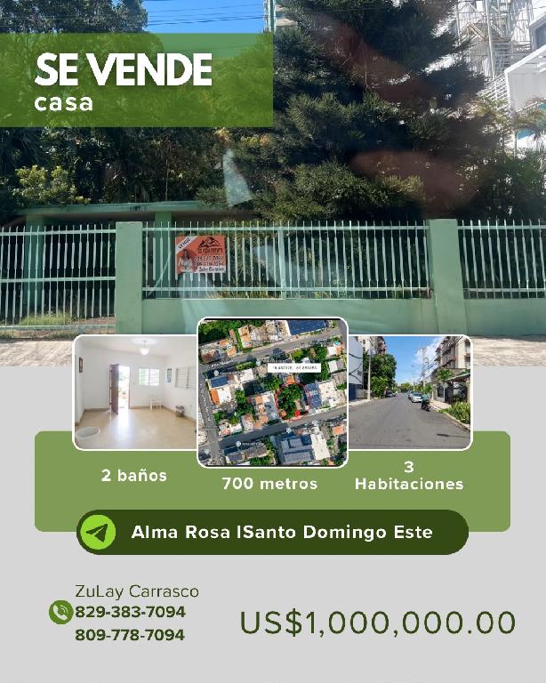CASA EN VENTA – ALMA ROSA l SANTO DOMINGO ESTE  Foto 7322239-1.jpg