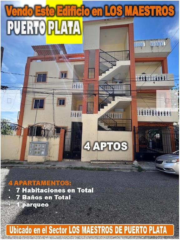 Vendo Edificio de 3 Niveles con 4 APTOS en Los Maestros de PUERTO PLAT Foto 7322558-1.jpg