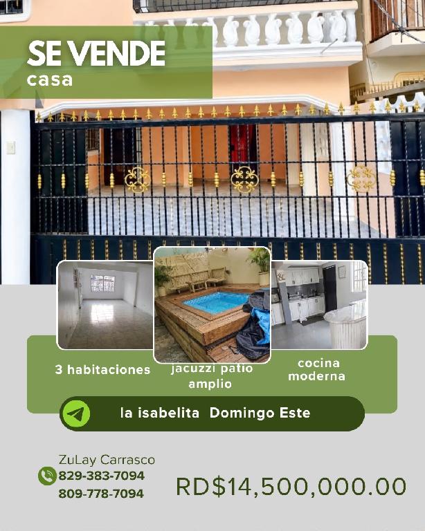 CASA EN VENTA – RESIDENCIAL LAS GAVIOTAS III  La Isabelita Santo Domin Foto 7323028-1.jpg