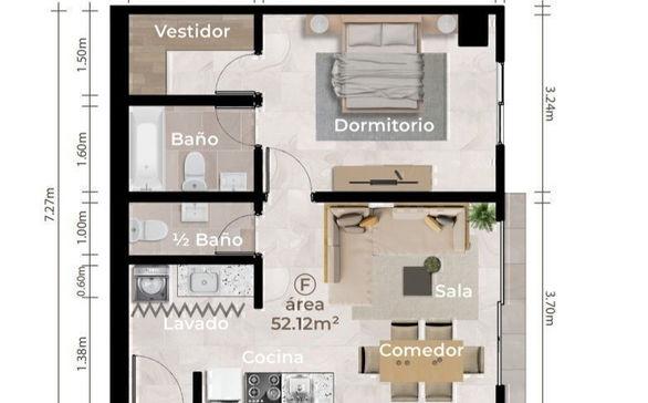Visión tower I listo para estrenar apartamento en venta Alma Rosa I ap Foto 7323112-2.jpg
